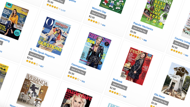 Select 6-Month Magazine Subscriptions | $2.50 | Amazon